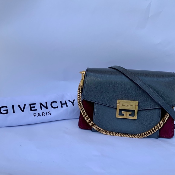 Givenchy Gv3 Small Storm Grey Shoulder Bag - Picture 2 of 11